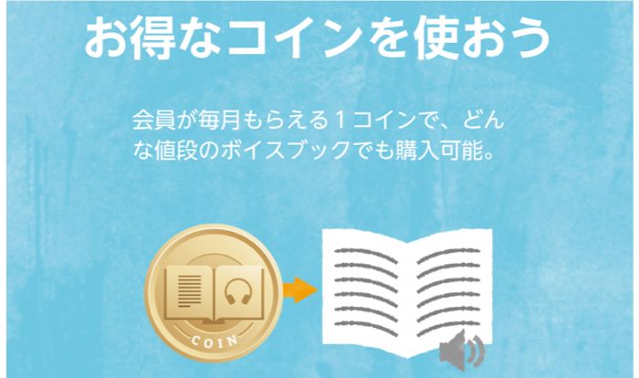 Amazon オーディブル　仕組み　コイン